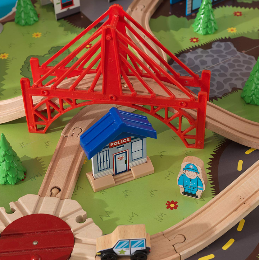 kidkraft around town train table